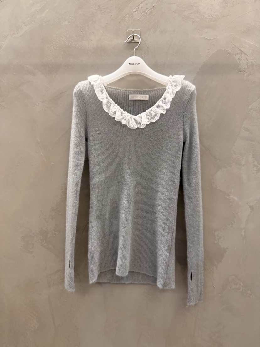 MULCUP韓國代購㊣女士新品人氣推薦時尚熱賣休閑真品針織衫MULCUP針織衫圖色1