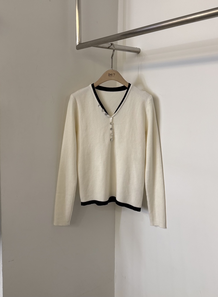 TWENTY FOUR SEVEN24-7東大門㊣直郵女裝新款25秋冬針織衫TEWNTY FOUR SEVEN24-7針織衫圖色2