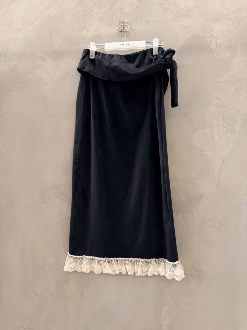 MULCUP東大門㊣代購女裝新品推薦人氣熱賣25秋冬長裙天鵝絨MULCUP長裙圖色2