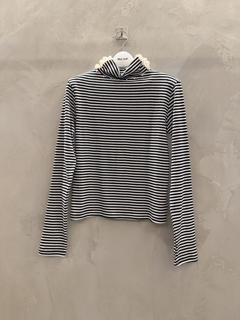 MULCUP韓國代購㊣女裝新品人氣熱賣25秋冬時尚真品職業長袖T恤MULCUP長袖T恤圖色2