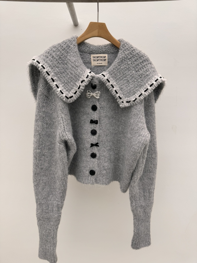 THORE東大門㊣代購女裝新品推薦時尚真品休閑人氣職業25秋冬毛衣THORE毛衣圖色1