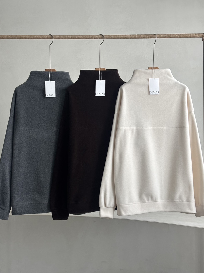 DEMAR韓國代購㊣女裝新款25秋冬休閑時尚職業推薦熱賣衛衣抓絨DEMAR衛衣