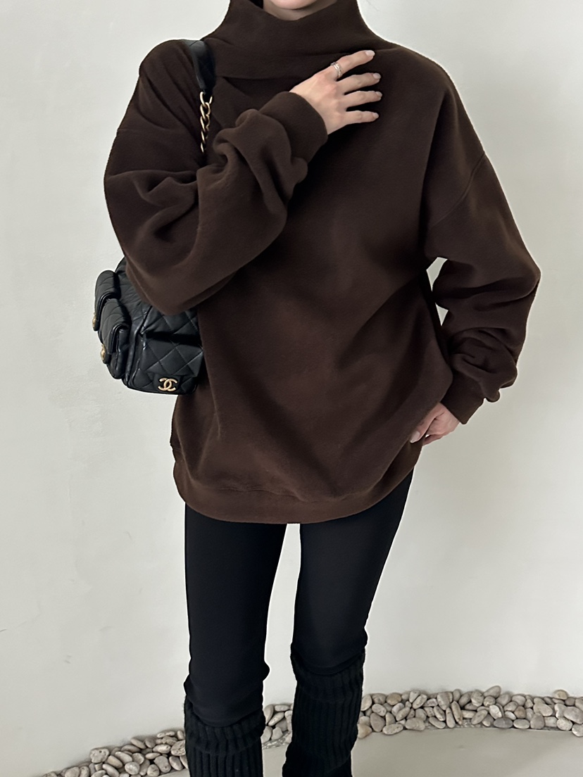 DEMAR韓國代購㊣女裝新款25秋冬休閑時尚職業推薦熱賣衛衣抓絨DEMAR衛衣