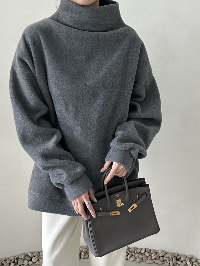 DEMAR韓國代購㊣女裝新款25秋冬休閑時尚職業推薦熱賣衛衣抓絨DEMAR衛衣