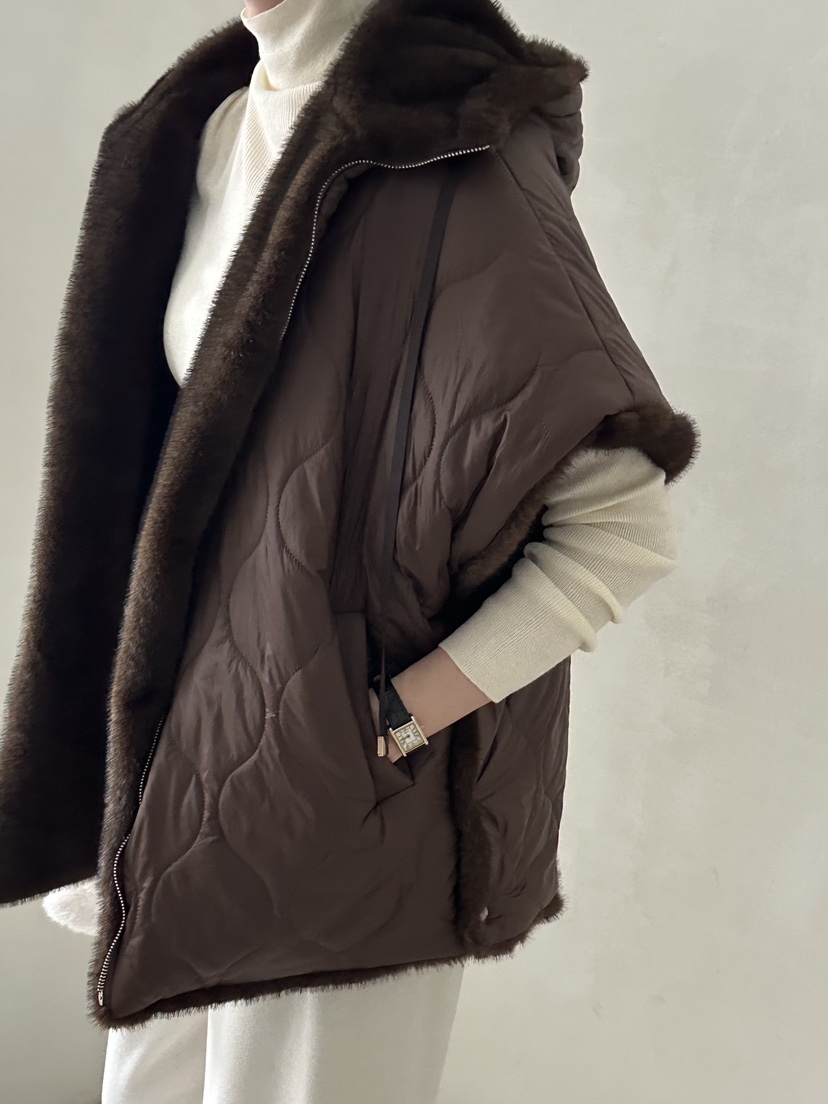 DEMAR東大門㊣實拍女裝新款推薦休閑25秋冬人氣熱賣馬甲兩面穿DEMAR馬甲