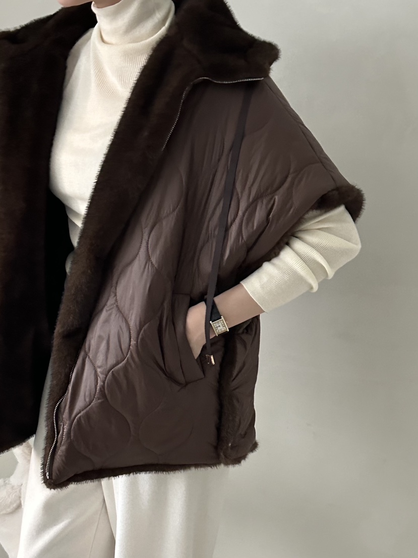 DEMAR東大門㊣實拍女裝新款推薦休閑25秋冬人氣熱賣馬甲兩面穿DEMAR馬甲