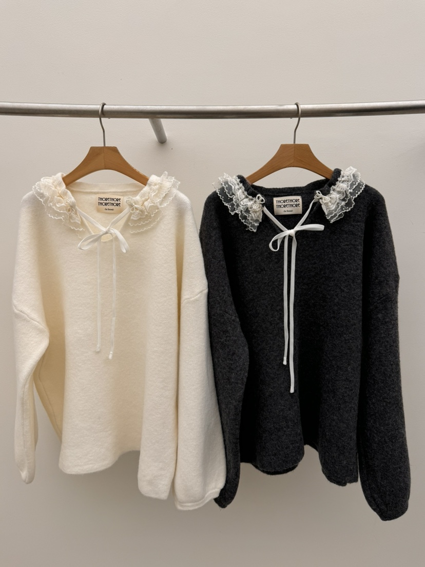 THORE韓國代購㊣女裝新款推薦熱賣真品休閑人氣時尚25秋冬針織衫THORE針織衫