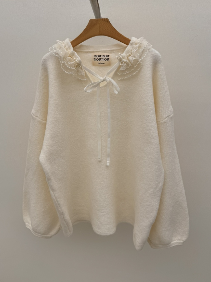 THORE韓國代購㊣女裝新款推薦熱賣真品休閑人氣時尚25秋冬針織衫THORE針織衫圖色1