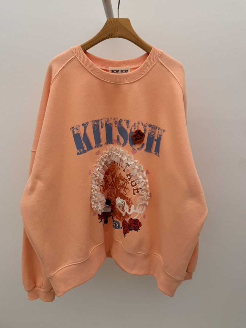 THORE東大門㊣直郵女士新款推薦職業真品25秋冬熱賣時尚衛衣THORE衛衣圖色1