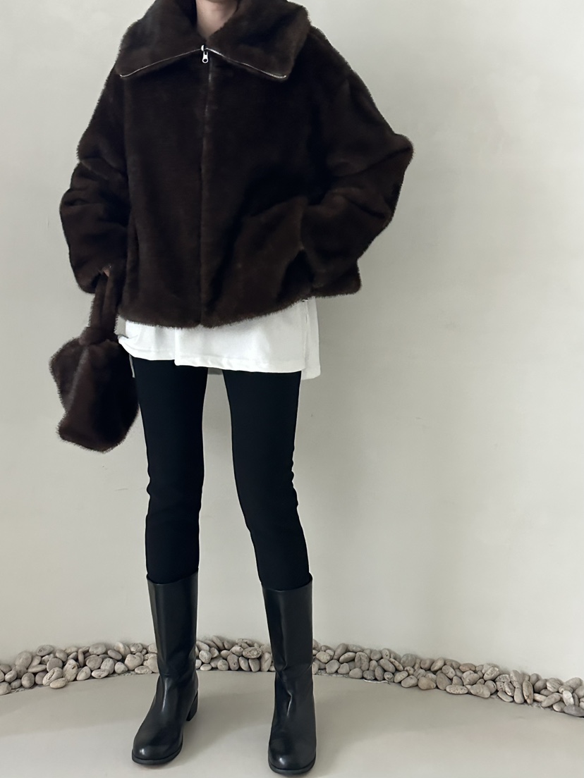 DEMAR韓國代購㊣女裝新款推薦25秋冬熱賣真品人氣職業夾克雙面DEMAR夾克