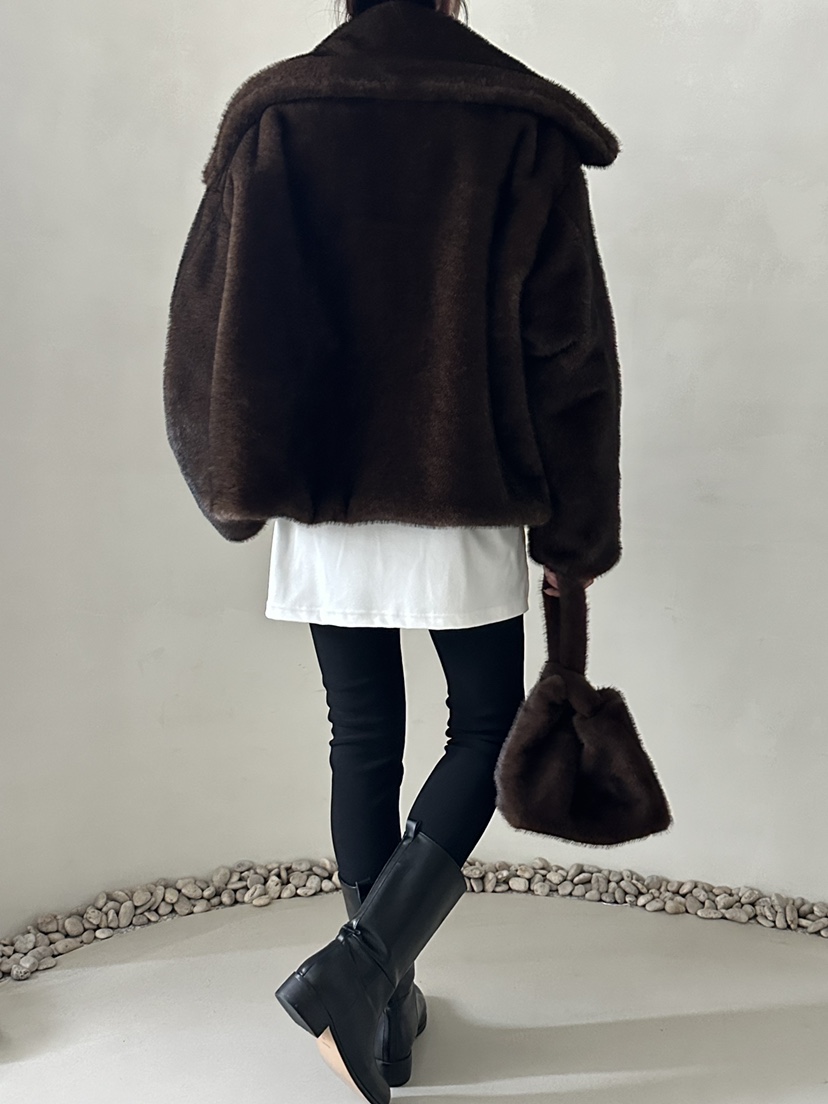 DEMAR韓國代購㊣女裝新款推薦25秋冬熱賣真品人氣職業夾克雙面DEMAR夾克