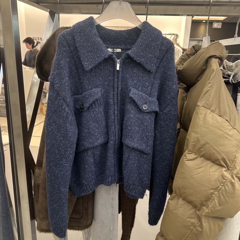 MWE東大門㊣直郵女裝新品推薦熱賣職業人氣時尚25秋冬真品毛衣MWE毛衣圖色2