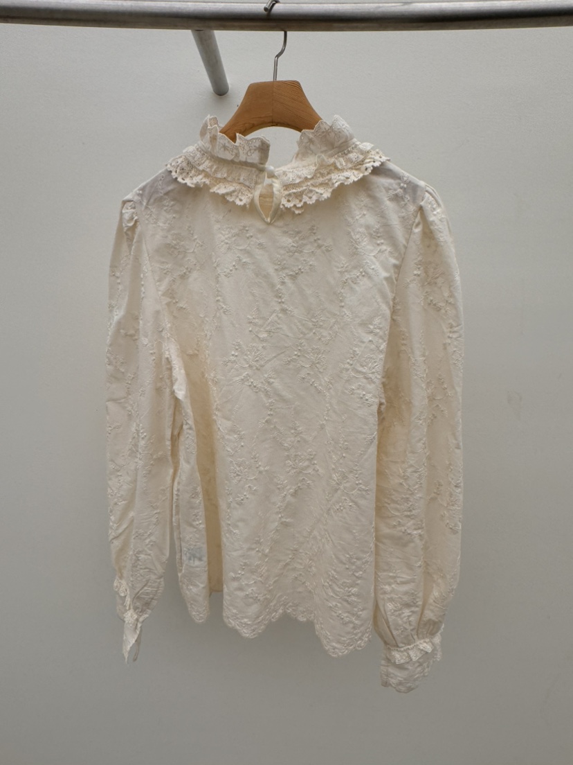 THORE東大門㊣實拍女士新款熱賣真品25秋冬職業休閑襯衫蕾絲衫THORE襯衫/蕾絲衫