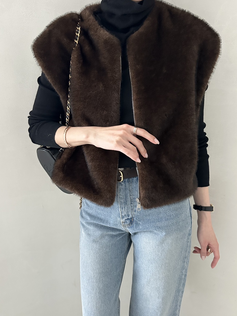 DEMAR東大門㊣代購女士新品熱賣25秋冬職業推薦馬甲不含內搭DEMAR馬甲圖色3