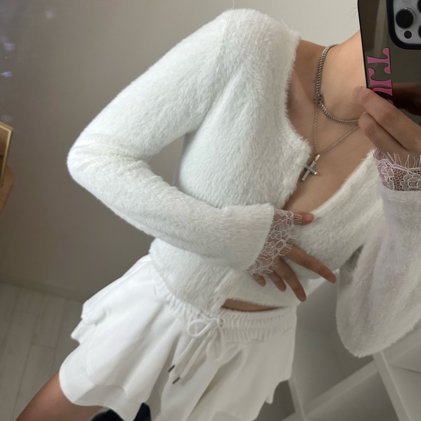 SOUIT韓國直郵㊣女裝新品休閑熱賣推薦25秋冬人氣真品針織衫SOUIT by mabel-L針織衫