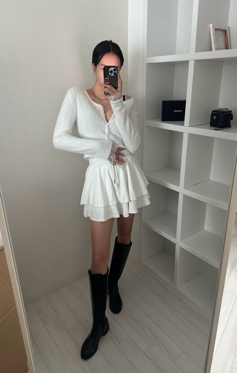 SOUIT韓國直郵㊣女裝新品休閑熱賣推薦25秋冬人氣真品針織衫SOUIT by mabel-L針織衫