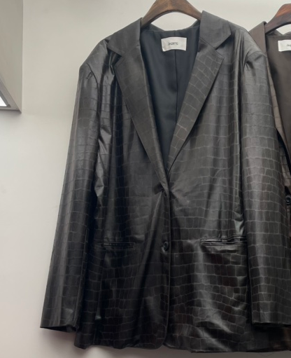 PAIRING韓國直郵㊣女士新品25秋冬推薦休閑人氣中長款大衣羊毛PAIRING中長款大衣圖色1