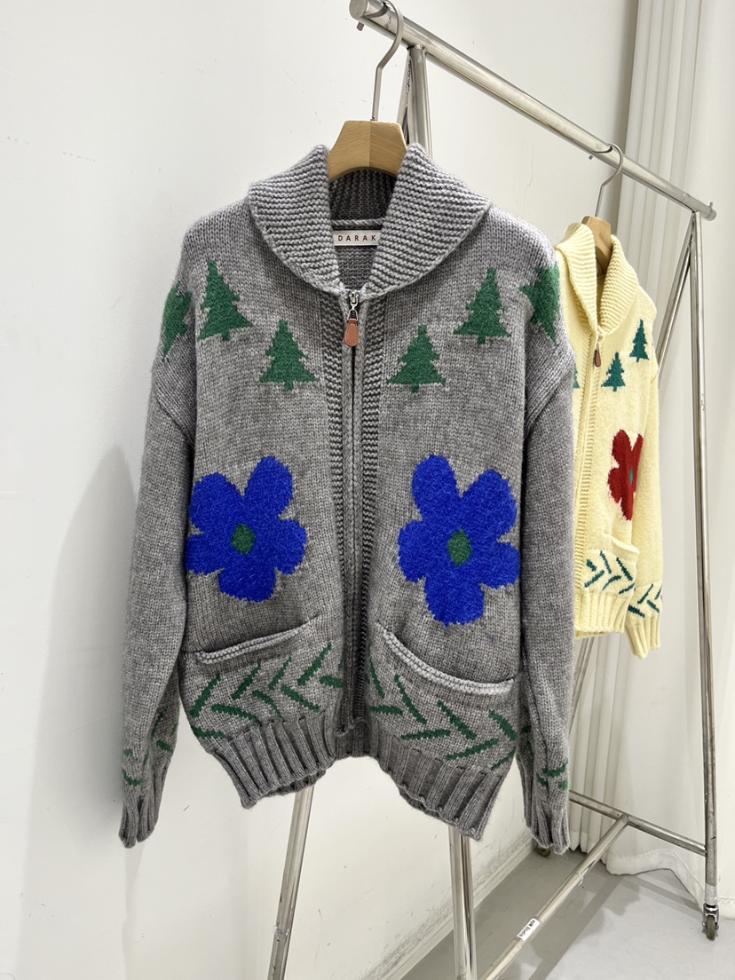 DARAK東大門㊣實拍女裝新款職業真品休閑熱賣針織衫可愛的開衫DARAK針織衫圖色2