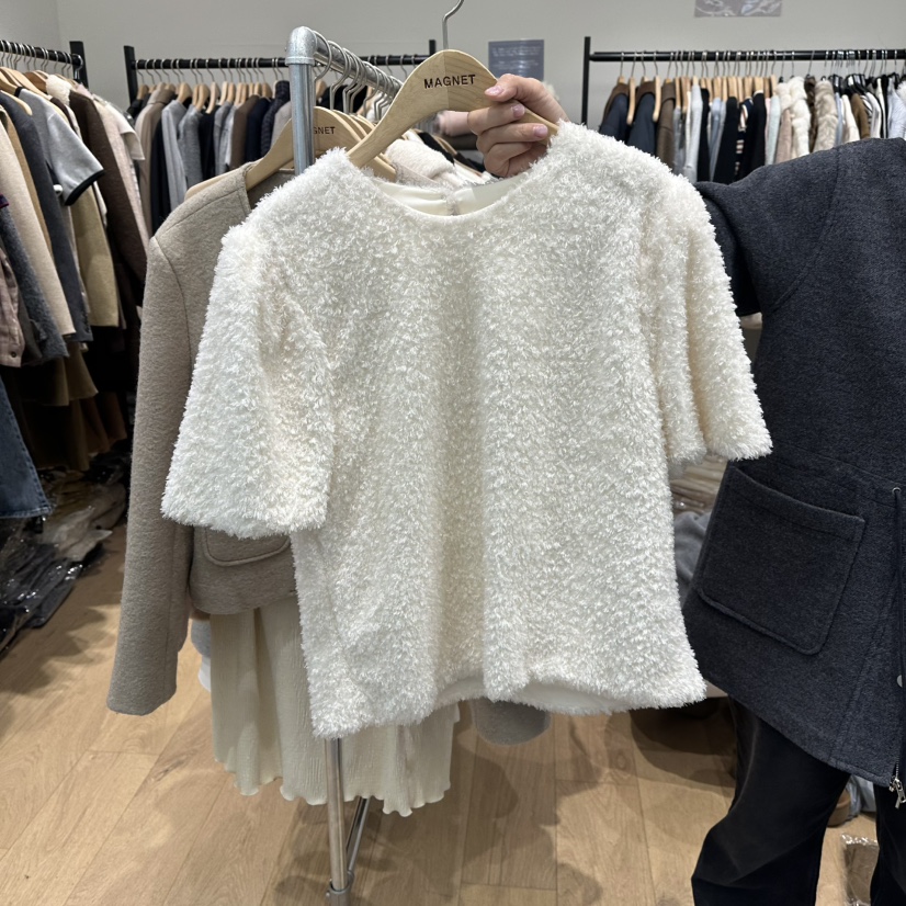 M.G.N東大門㊣實拍女士新品25秋冬休閑職業時尚熱賣推薦T恤MAGNETT恤圖色1