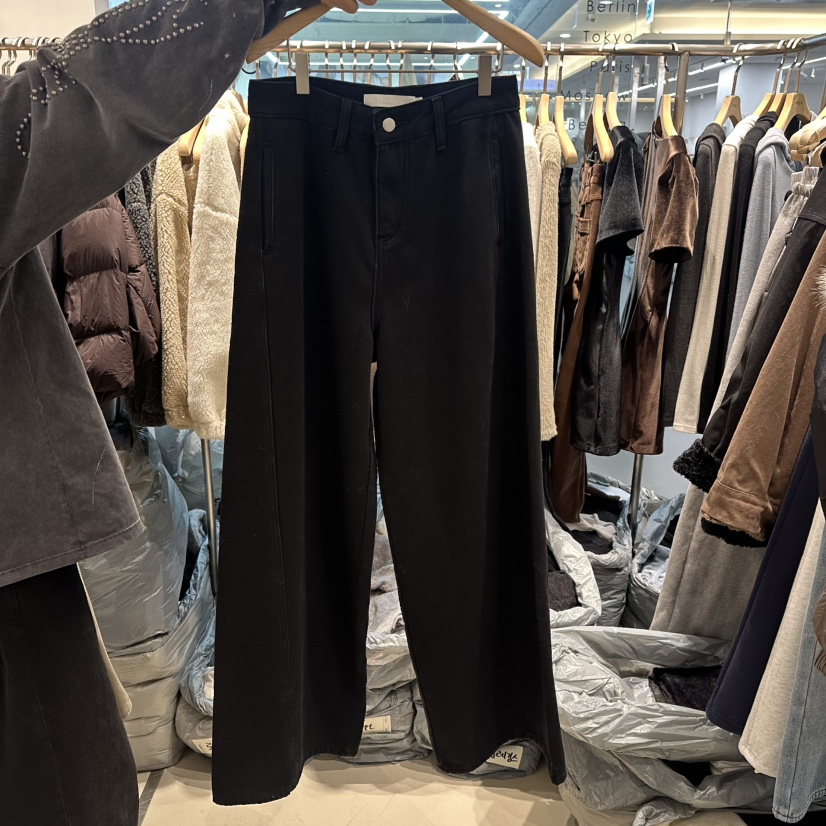 HONG.U東大門㊣實拍女裝新品休閑時尚真品推薦休閑褲加絨棉HONG.U休閑褲圖色2