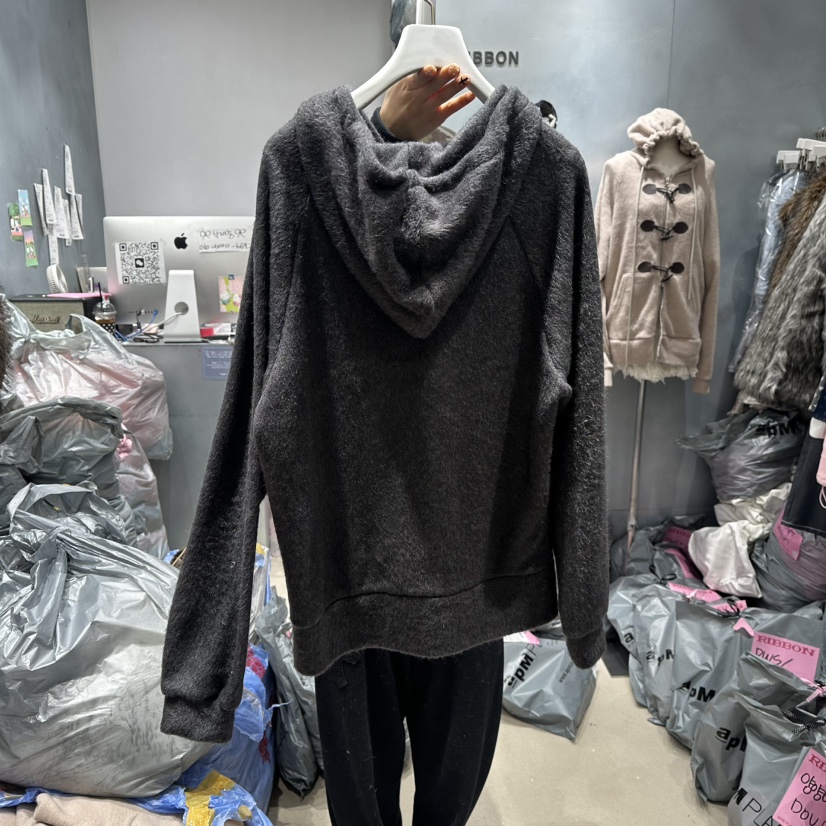 RIBBON韓國代購㊣女士新款熱賣推薦人氣休閑時尚職業25秋冬衛衣RIBBON衛衣