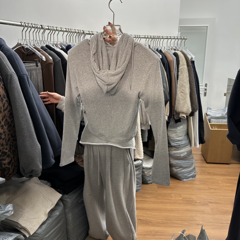 GABIZON韓國代購㊣女士新品休閑推薦時尚衛衣連帽衫加絨羊毛GABIZON衛衣