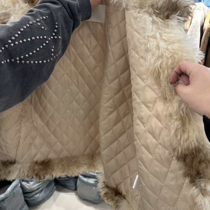 HONG.U韓國直郵㊣女裝新款25秋冬熱賣時尚真品休閑短款大衣HONG.U短款大衣