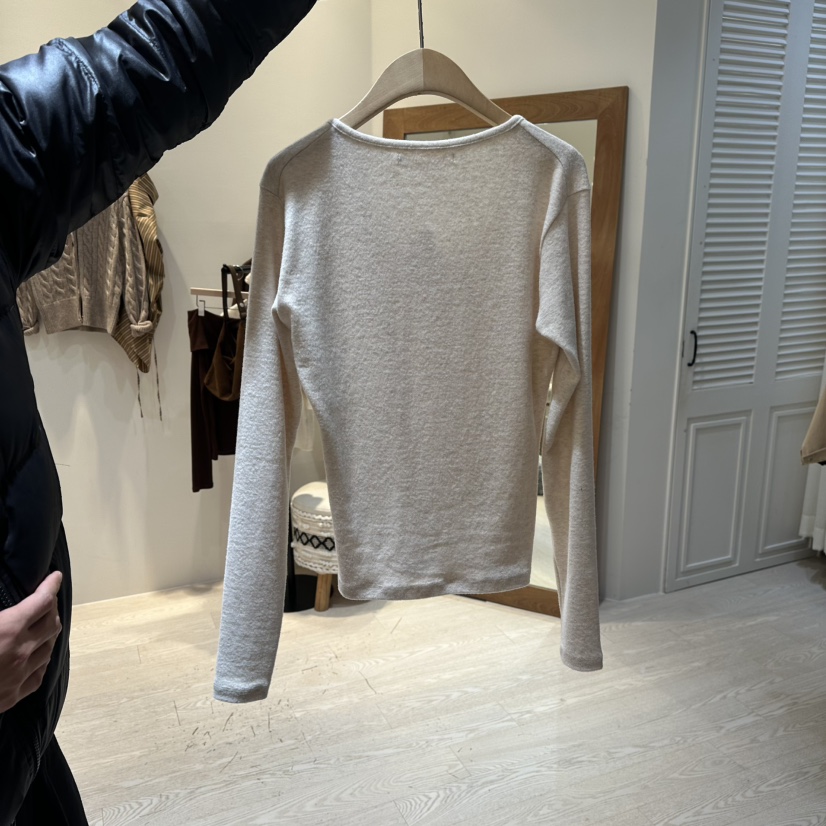 COPINER韓國代購㊣女士新款休閑熱賣25秋冬職業時尚長袖T恤COPINER長袖T恤