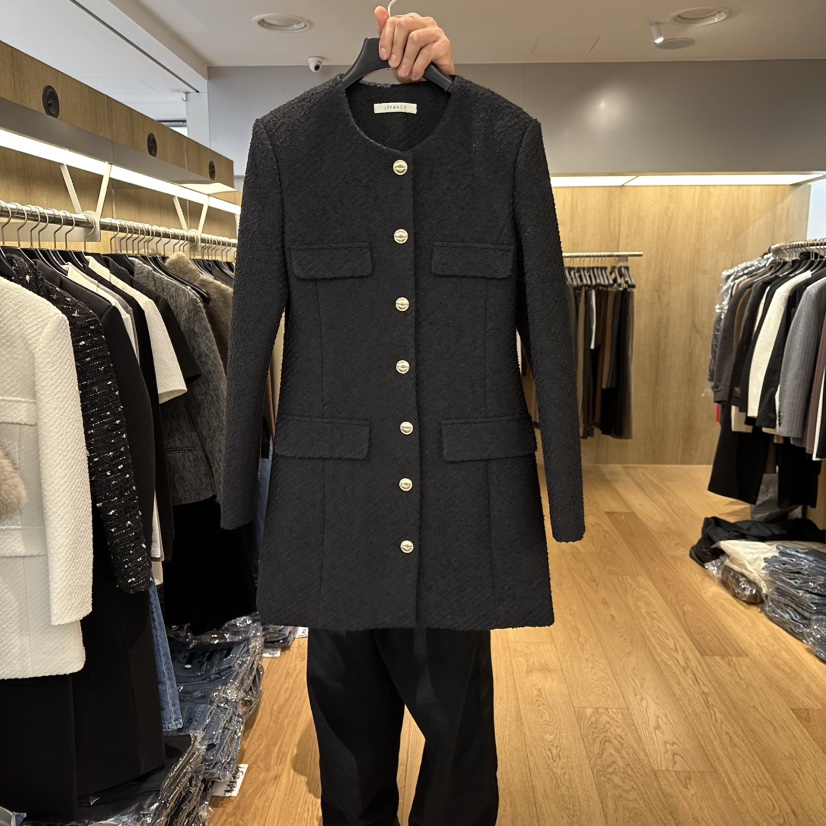 LEFANCY東大門㊣直郵女士新品25秋冬人氣時尚休閑職業連衣裙LEFANCY連衣裙圖色2