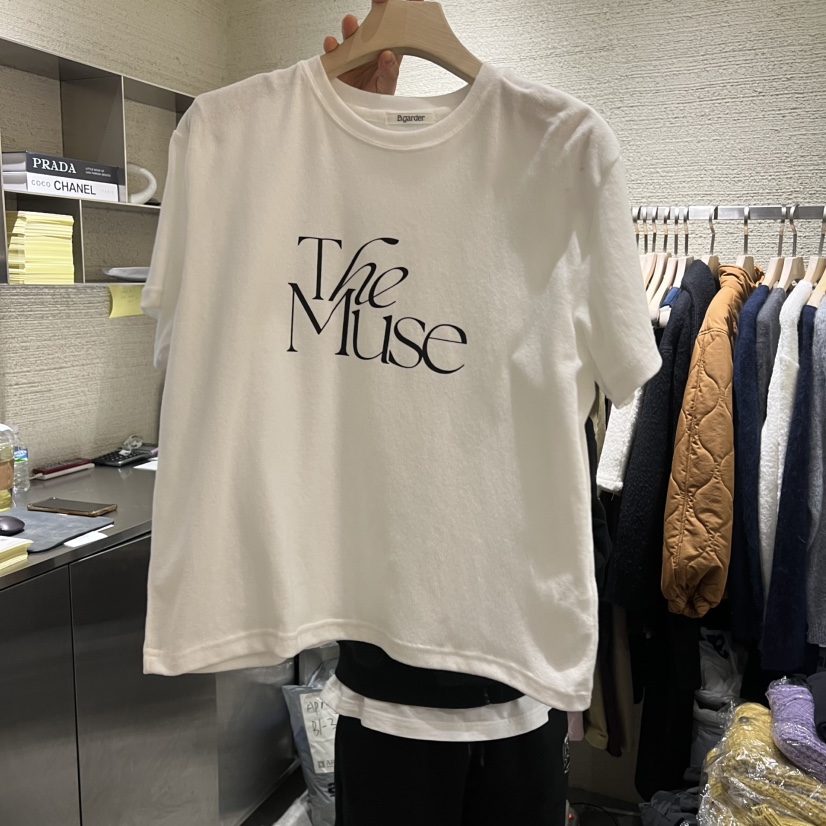 B_GARDER東大門㊣實拍女士新款推薦人氣真品時尚熱賣休閑T恤B.GARDERT恤圖色3