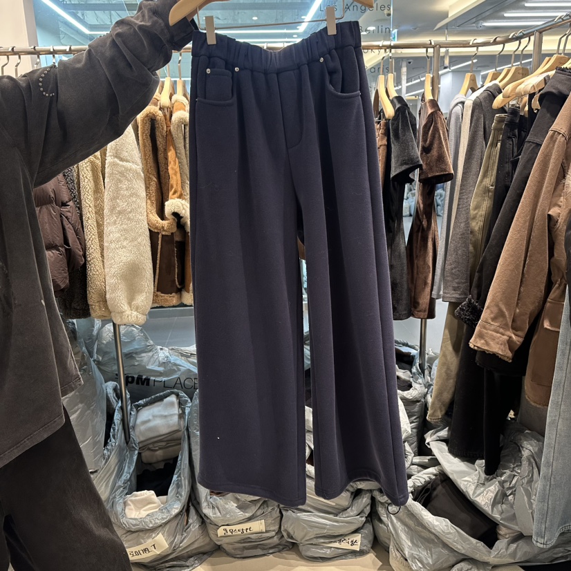 HONG.U東大門㊣直郵女裝新品時尚休閑人氣職業25秋冬休閑褲加絨HONG.U休閑褲圖色2