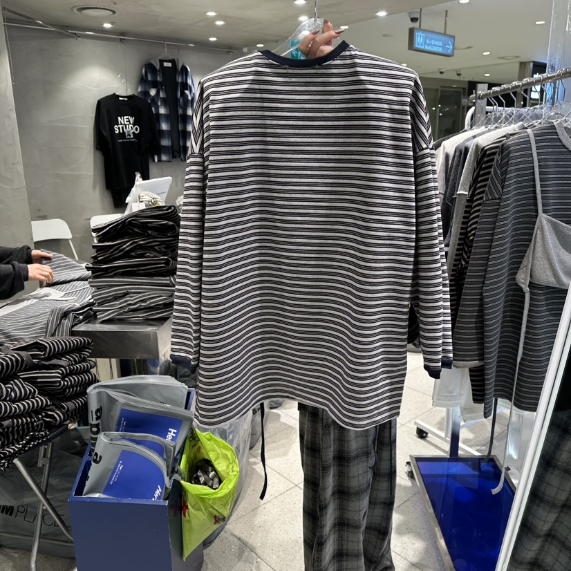 HERTZ-P東大門㊣直郵女裝新款推薦真品25秋冬長袖T恤假兩件HERTZ-P長袖T恤