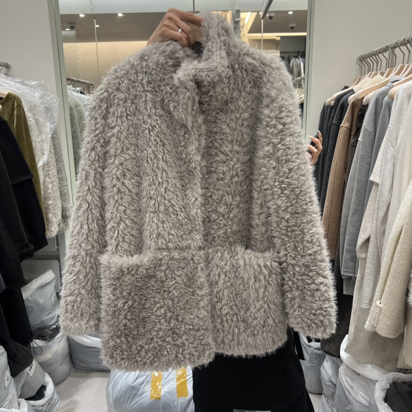 NWEOL韓國直郵㊣女裝新款時尚推薦職業人氣休閑25秋冬真品夾克NWEOL夾克圖色2