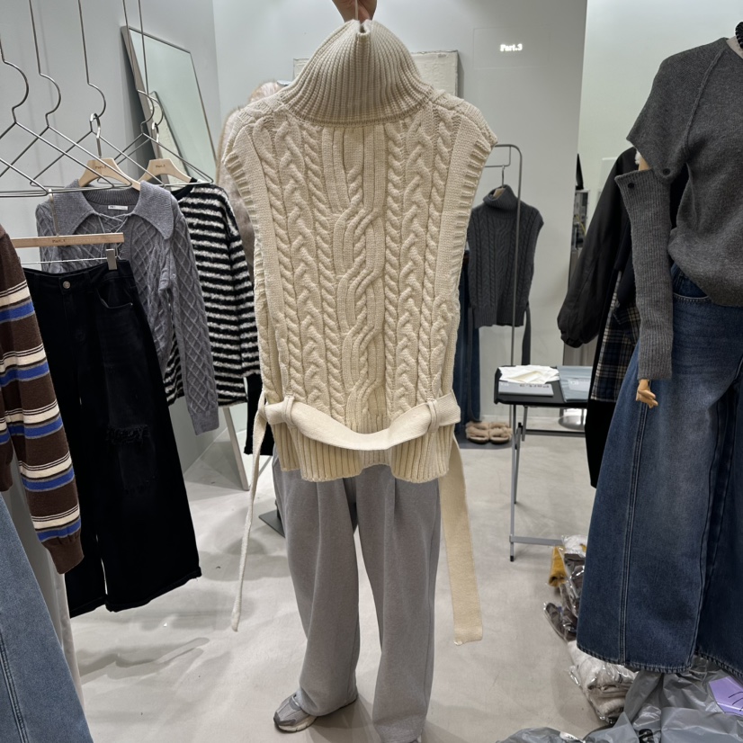 PART3韓國代購㊣女士新品職業時尚25秋冬熱賣吊帶背心含腰帶Part.3吊帶/背心