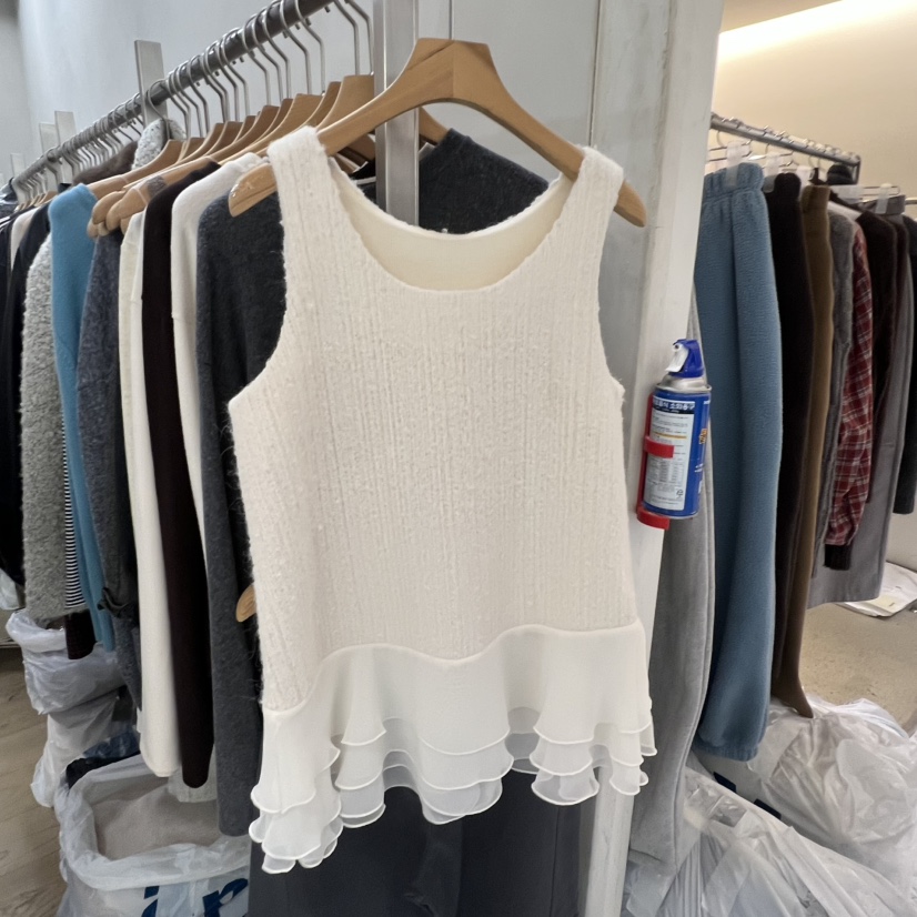 VILLABUTTON東大門㊣代購女士新款25秋冬人氣時尚連衣裙雪紡VILLABUTTON連衣裙圖色2