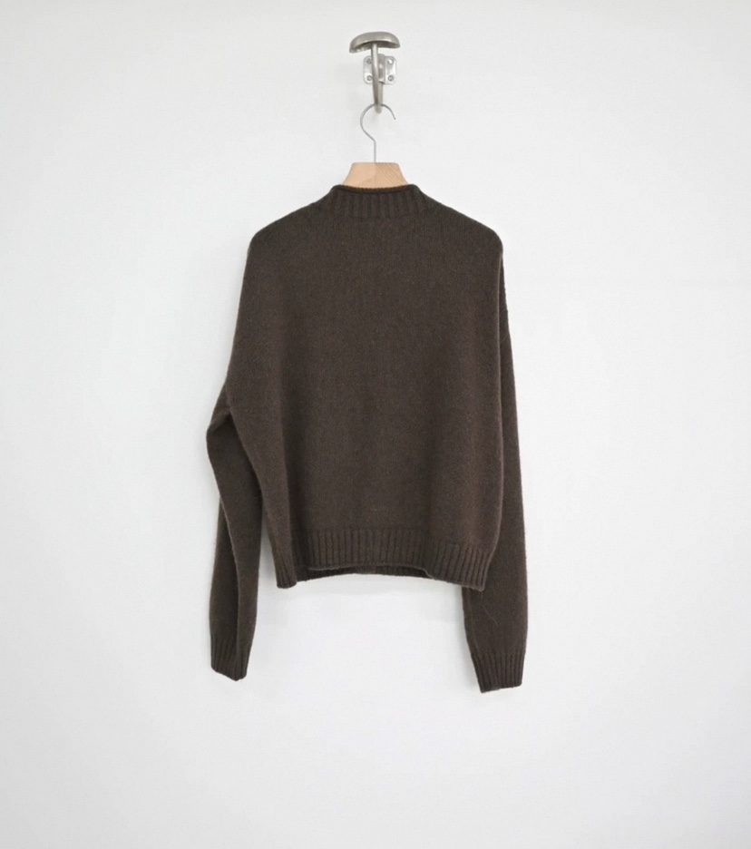 OP PER東大門㊣實拍女士新款休閑25秋冬毛衣羊駝毛打折開衫OPPER-simplebeige毛衣