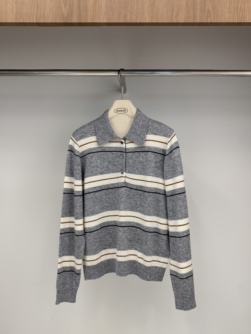 ONE MONE東大門㊣代購女裝新款職業休閑推薦人氣熱賣真品毛衣ONE MONE毛衣圖色1