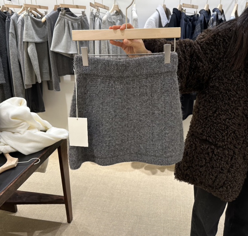 VEGETABLE東大門㊣代購女裝新品人氣推薦休閑時尚職業25秋冬短裙VEGETABLE短裙