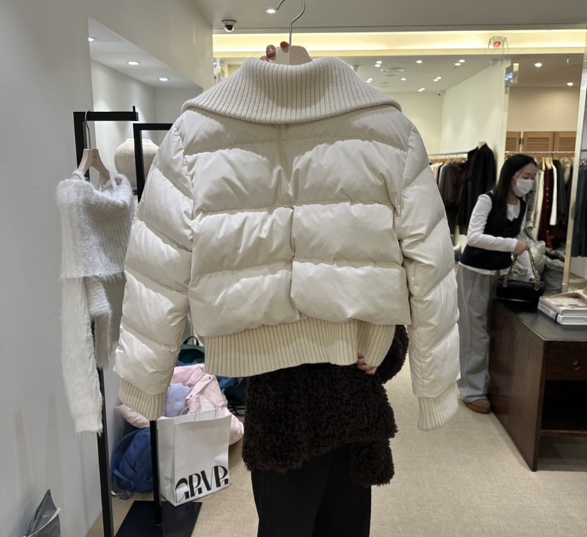 VEGETABLE韓國直郵㊣女裝新品真品熱賣推薦25秋冬短款羽絨服鴨絨VEGETABLE短款羽絨服