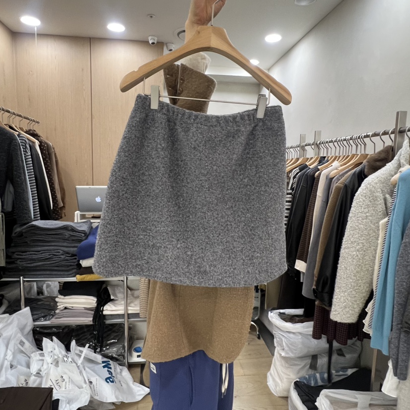 VILLABUTTON東大門㊣代購女士新款時尚職業真品25秋冬休閑短裙VILLABUTTON短裙