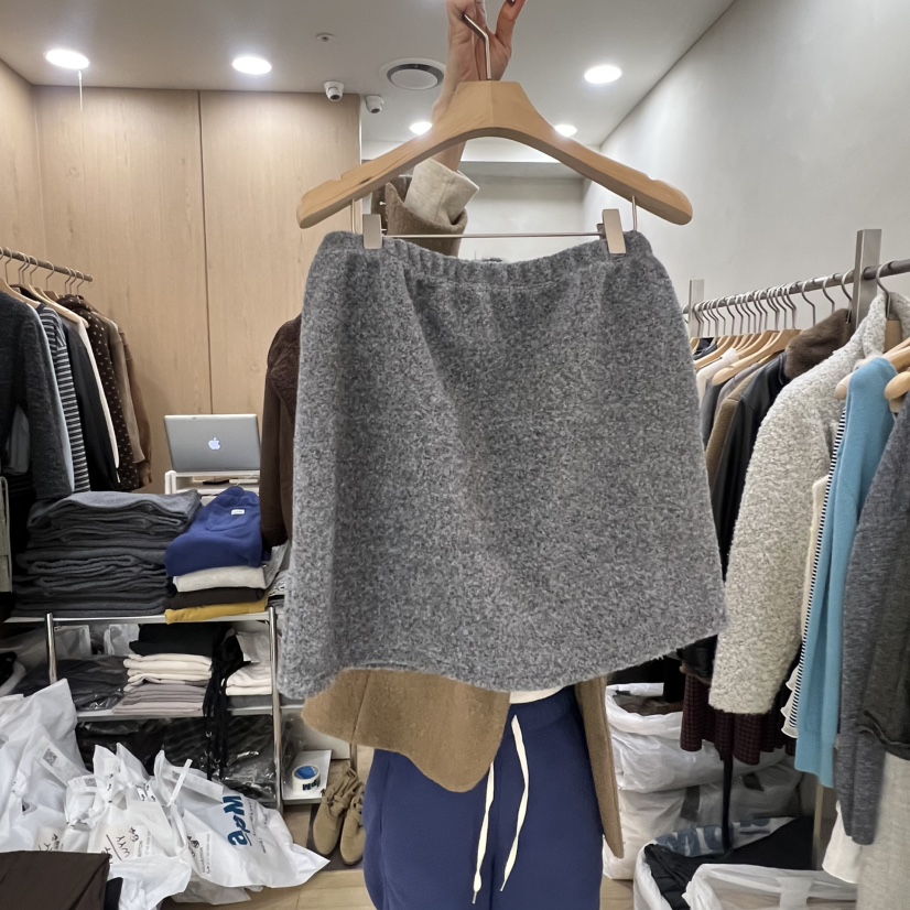 VILLABUTTON東大門㊣代購女士新款時尚職業真品25秋冬休閑短裙VILLABUTTON短裙圖色2