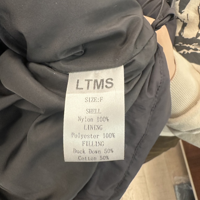 LTMS韓國代購㊣女裝新品休閑人氣真品25秋冬短款羽絨服絎縫LTMS短款羽絨服