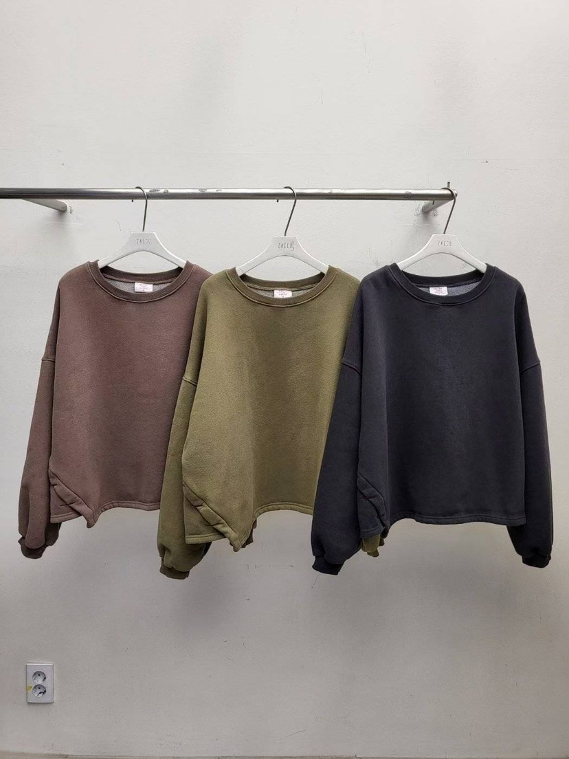 ZACCU韓國直郵㊣女裝新品熱賣推薦人氣時尚職業休閑衛衣加絨ZACCU衛衣