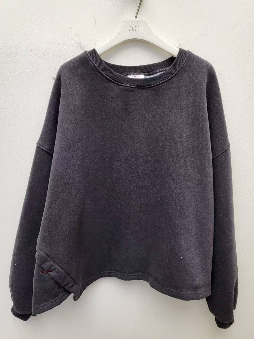 ZACCU韓國直郵㊣女裝新品熱賣推薦人氣時尚職業休閑衛衣加絨ZACCU衛衣圖色3