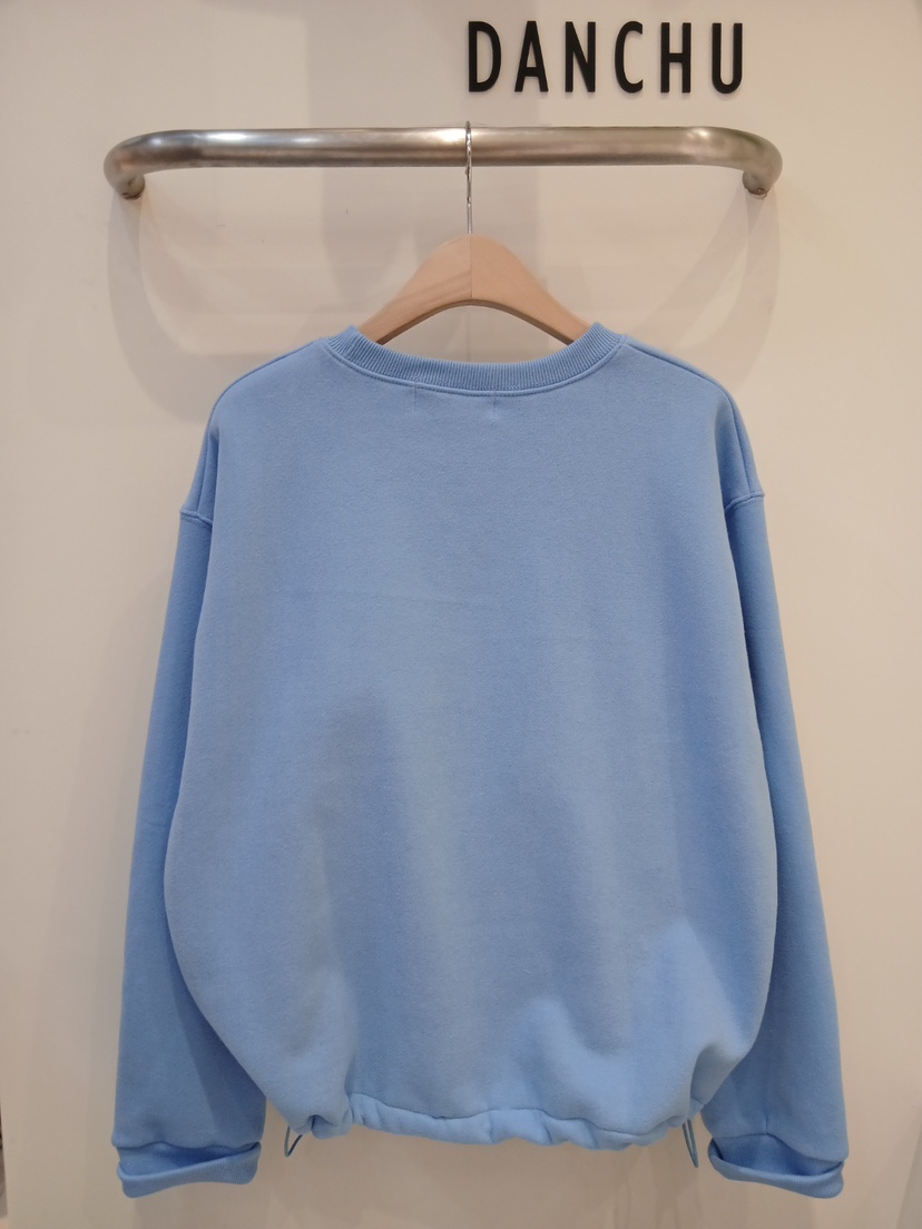 DANCHU東大門㊣代購女士新款熱賣人氣職業休閑衛衣加絨羊毛DANCHU衛衣