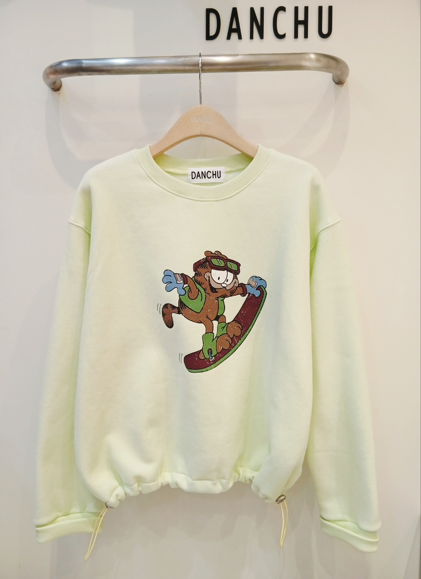 DANCHU東大門㊣代購女士新款熱賣人氣職業休閑衛衣加絨羊毛DANCHU衛衣圖色1