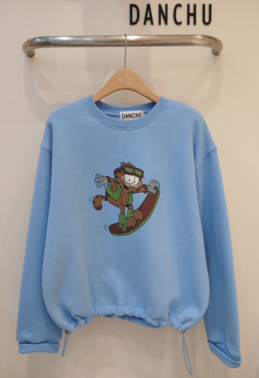 DANCHU東大門㊣代購女士新款熱賣人氣職業休閑衛衣加絨羊毛DANCHU衛衣圖色3