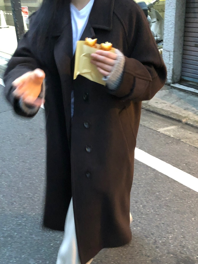 NOPROBLEM東大門㊣實拍女士新款熱賣時尚中長款大衣Sale羊毛NOPROBLEM中長款大衣圖色2