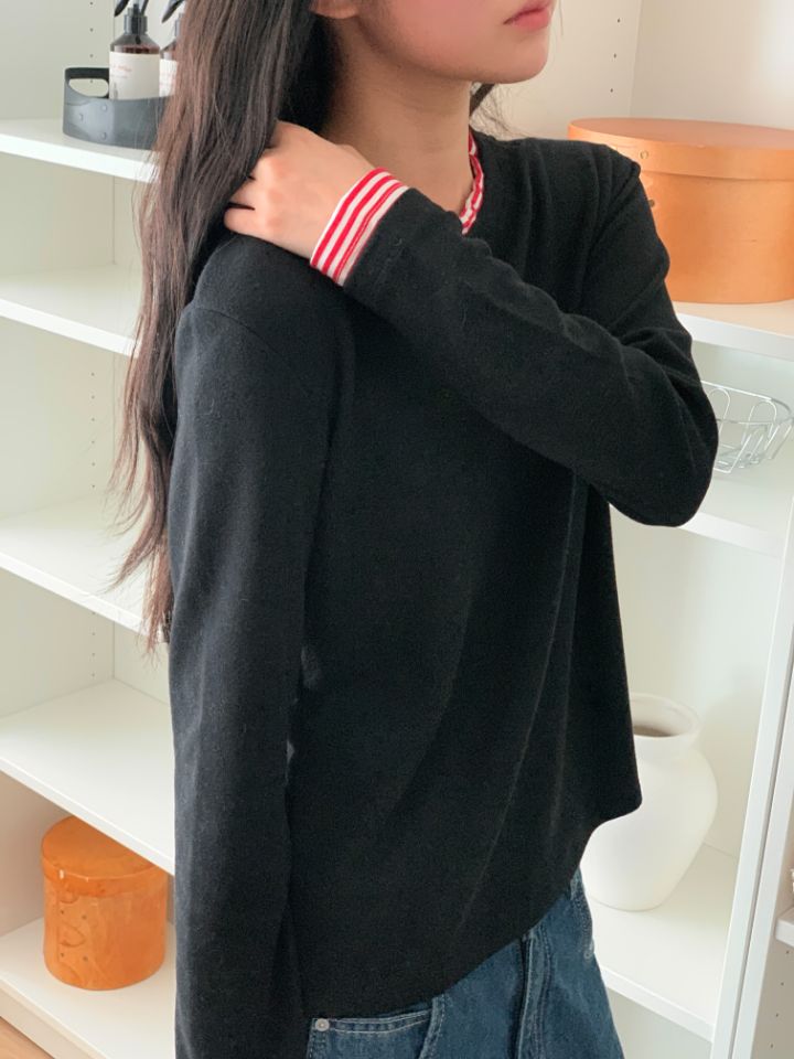 HEY/TO SEWING韓國直郵㊣女裝新款人氣25秋冬推薦休閑T恤BY HEY/TO SEWINGT恤