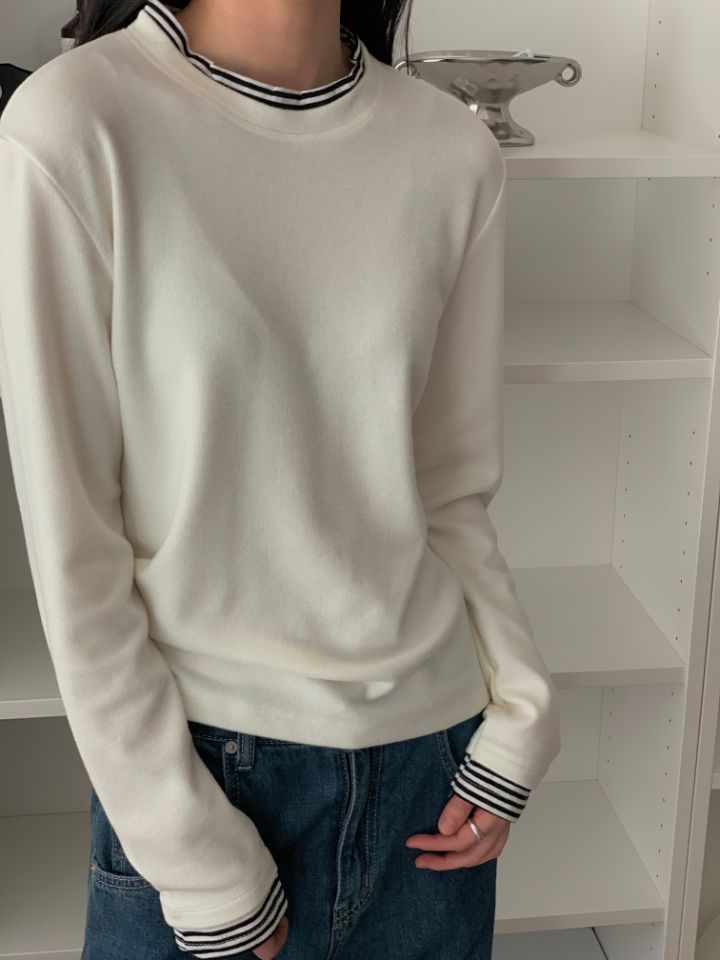 HEY/TO SEWING韓國直郵㊣女裝新款人氣25秋冬推薦休閑T恤BY HEY/TO SEWINGT恤